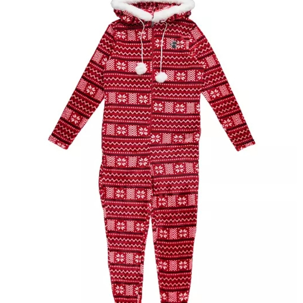 Bearpaw Women's Snowflake Onsie